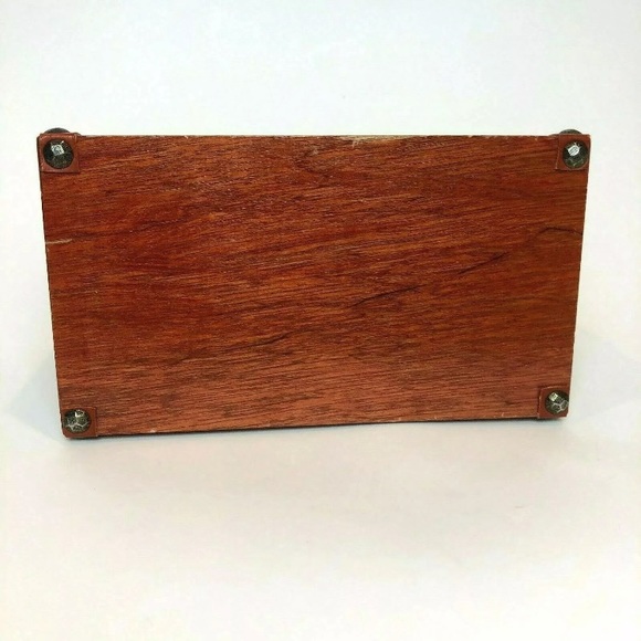 Vintage Roger Van S Hand Painted Wooden Handbag - Picture 8 of 8